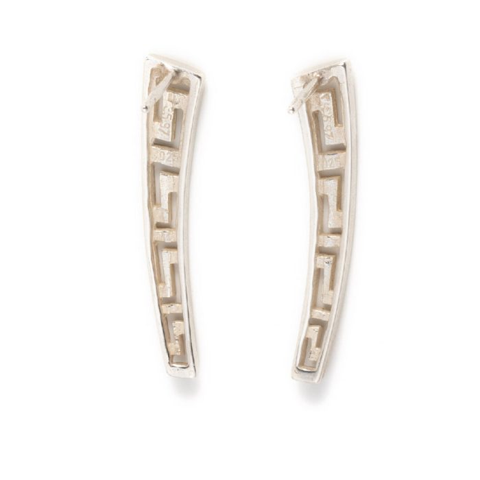 Meander Stud Earrings - Image 2