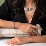 Athena and Owl Martile Necklace – 925 Sterling Silver and 14K Gold - Image 2