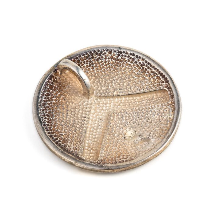 300 Spartans Shield Pendant - 14k Gold and Sterling silver - Image 2