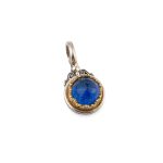 Gerochristo - Iris pendant in Sterling Silver with Lapis Lazuli