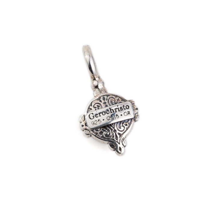 Gerochristo – Semeli Pendant with Pearl in Sterling Silver - Image 3
