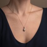 Gerochristo – Semeli Pendant with Pearl in Sterling Silver - Image 2