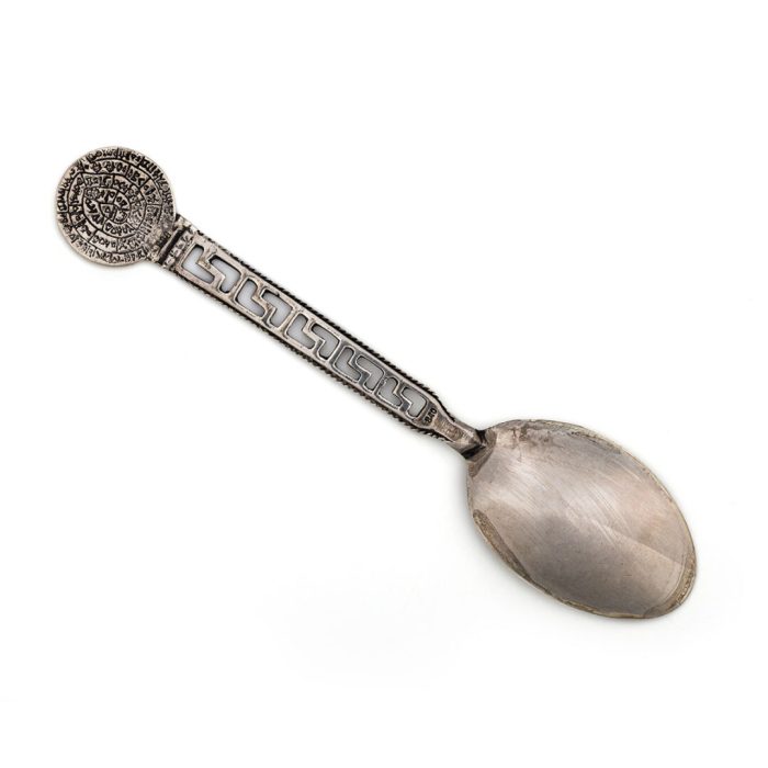 Spoon with Phaistos Disc - 925 Sterling Silver - Image 2