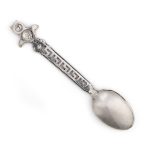 Spoon with Wisdom Owl - 925 Sterling Silver - Image 2