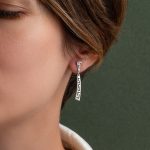 Greca Dangle Earrings - 925 Sterling Silver - Image 2
