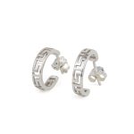 Greca Hoop Earrings - 925 Sterling Silver - Image 3