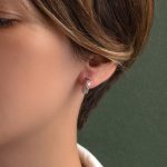 Greca Hoop Earrings - 925 Sterling Silver - Image 2