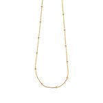 Satellite Chain 50 cm - 925 Sterling Silver and Gold Plated - Image 2