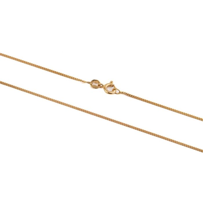Curb Chain - 925 Sterling Silver and Gold Plated - Image 1