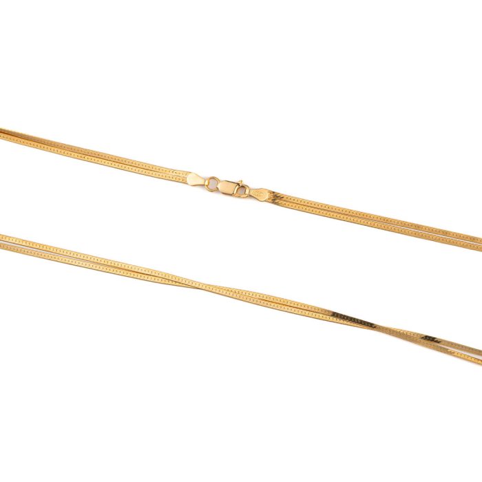 Double Chain - 925 Sterling Silver and Gold Plated - Image 1