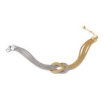 Hercules Knot Chain Bracelet - 925 Sterling Silver and Gold Plated - Image 5