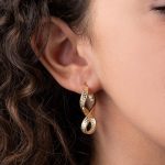 Meander Earrings - 14K Gold - Image 2