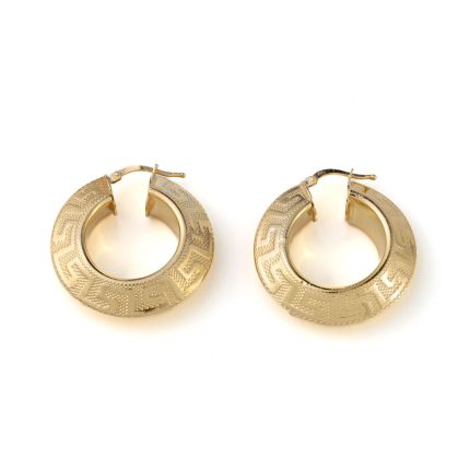 Meander Earrings - Sterling Silver and Gold Plated