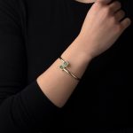 Green Cubic Zirconia Adjustable Bracelet - Image 2