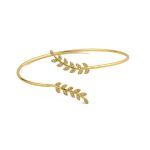 Olive Bangle Bracelet with Lapis – 925 Sterling Silver and Gold Plated - Image 5