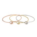 Minimal Circle Bangle Bracelet – 925 Sterling Silver and Gold Plated - Image 4
