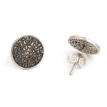 Minoan Phaistos Disc - Sterling Silver Stud Earrings - Image 2