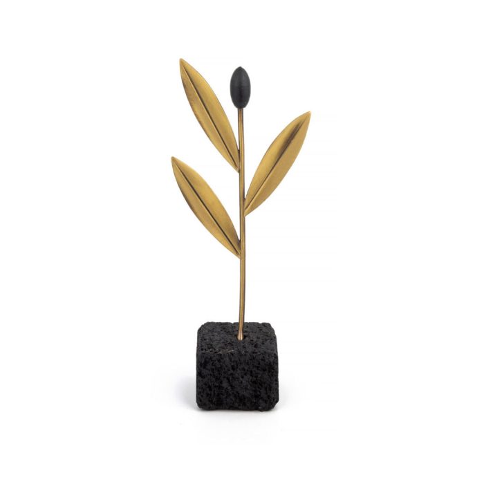 Olive Branch - Bronze 10cm X 4cm - Image 1
