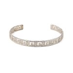 Meander Cuff Silver Bracelet