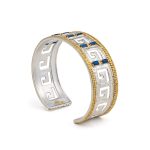 Greek Key Lace Cuff Bracelet - Image 3
