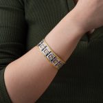 Greek Key Lace Cuff Bracelet - Image 2