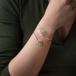 Olive Leaf Hinge Bracelet - Image 2