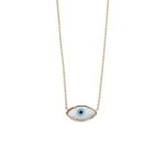 Eye Necklace – 9K Gold - Image 2