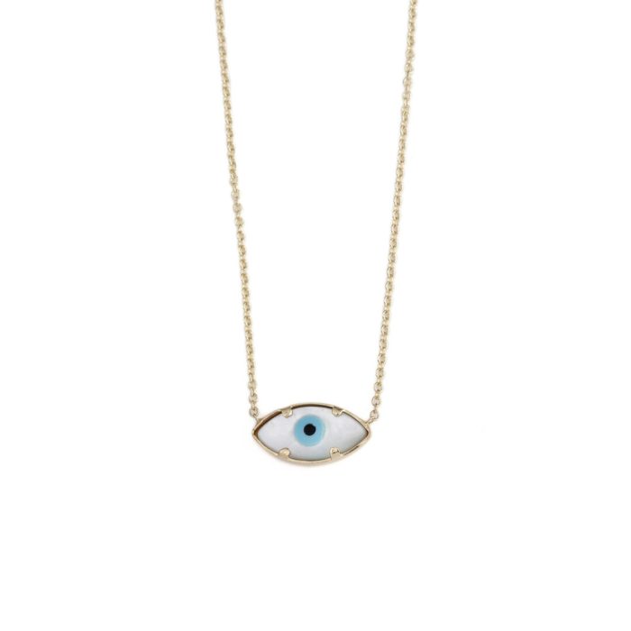 Eye Necklace – 9K Gold - Image 2