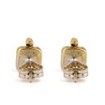 Blue Topaz Earrings – 18K Gold and Sterling Silver - Image 4