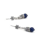 Βυζαντινά Σκουλαρίκια με Lapis Lazuli - Ασήμι 925 - Image 3