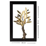 Bronze Olive Tree - Wood Frame - Image 3