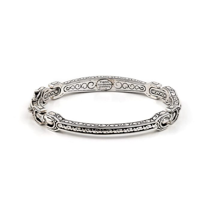 Bangle Bracelet – Sterling Silver Yianni Jewelry - Image 1