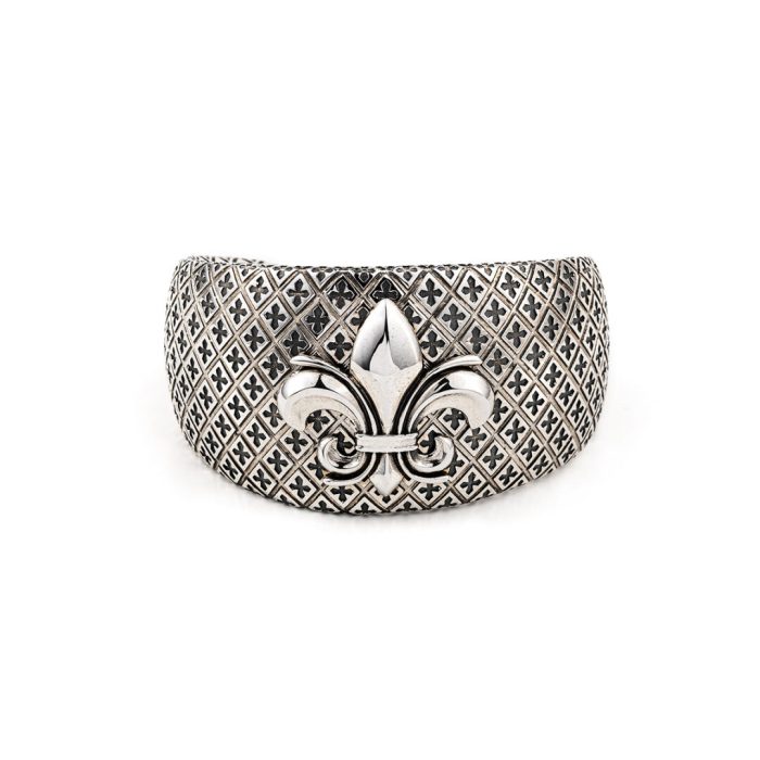 Fleur De Lis Bracelet – Sterling Silver Yianni Jewelry - Image 1