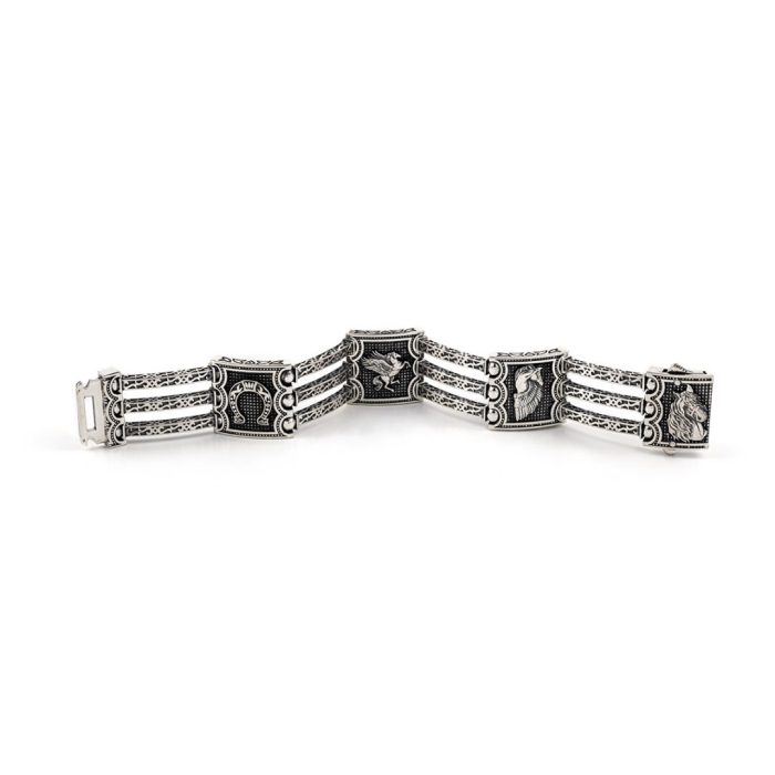 Pegasus Triple Bracelet – Sterling Silver Yianni Jewelry - Image 3