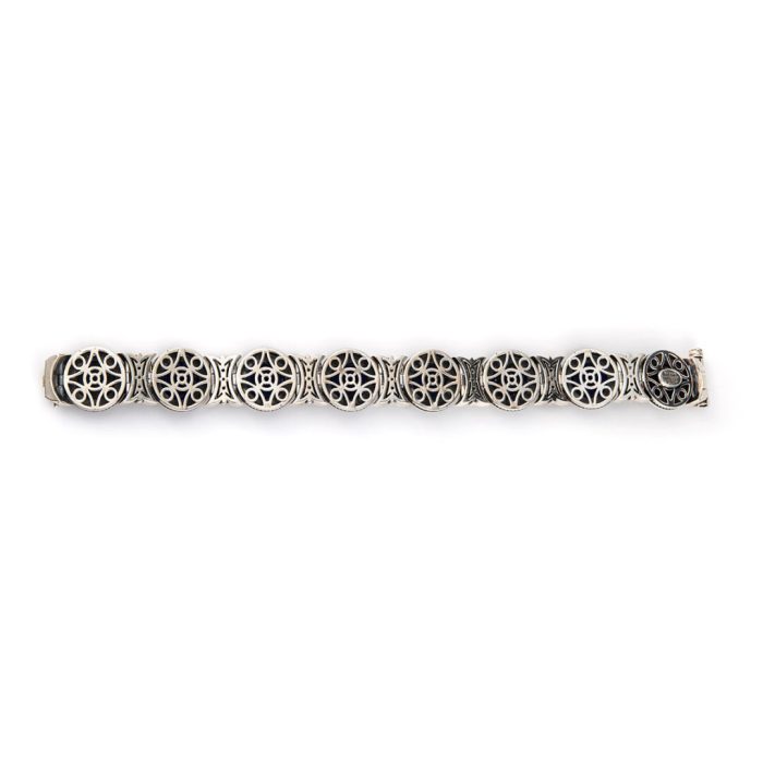 Lapis Lazuli Link Bracelet – Sterling Silver Yianni Jewelry - Image 5