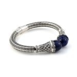 Lapis Lazuli Bracelet – Sterling Silver Yianni Jewelry - Image 2