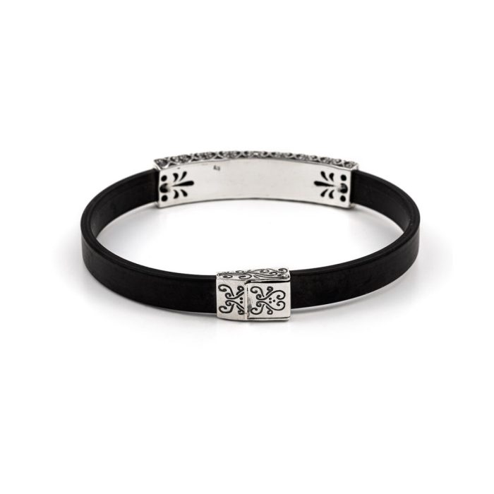 Byzantine Floral Bracelet – Sterling Silver Yianni Jewelry - Image 2