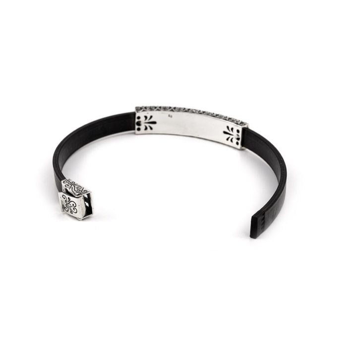 Byzantine Floral Bracelet – Sterling Silver Yianni Jewelry - Image 3
