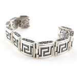 Meander Link Bracelet – 925 Sterling Silver – Yianni Jewelry - Image 6