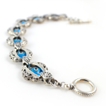 Evil Eye Charm Bracelet – Sterling Silver Yianni Jewelry - Image 3