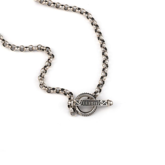 Evil Eye Necklace Sterling Silver - Yianni Jewelry - Image 2