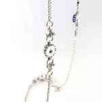 Necklace Mother of Pearl and Lapis Lazuli - Yianni Jewelry - Image 3