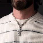 Byzantine Cross Pendant 925 Sterling Silver - Image 2