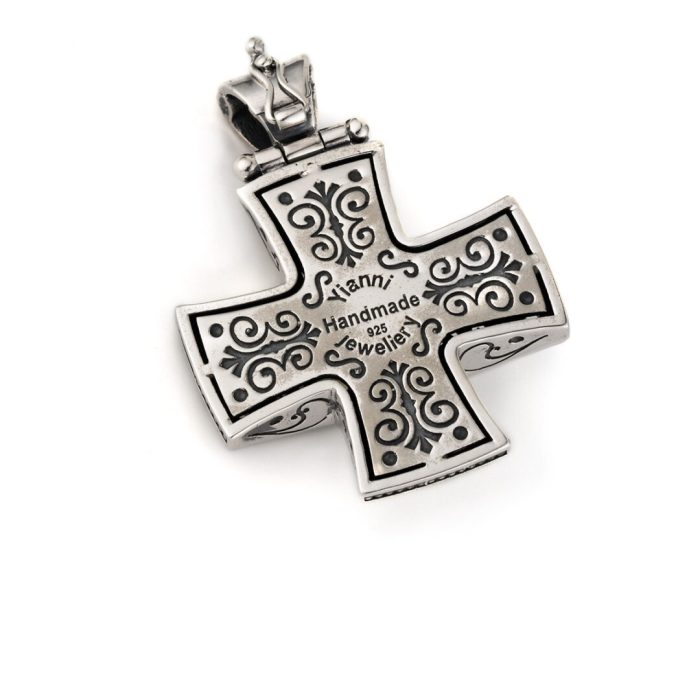 Cross Pendant Zeno Sterling Silver - Yianni Jewelry - Image 2