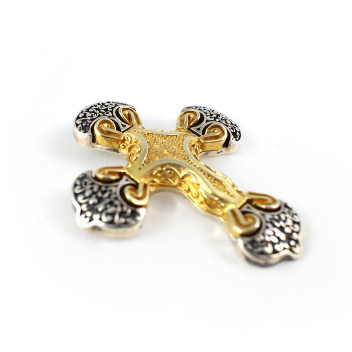 Gold Plated Byzantine Cross - Yianni Jewelry - Image 2