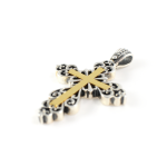 Silver Gold Plated Byzantine Cross IRENE - Yianni Jewelry - Image 2