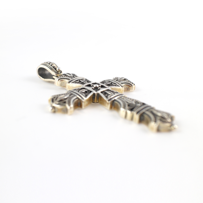 Byzantine Silver Cross - Yianni Jewelry - Image 2