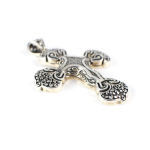 Sterling Silver Byzantine Cross - Yianni Jewelry - Image 2