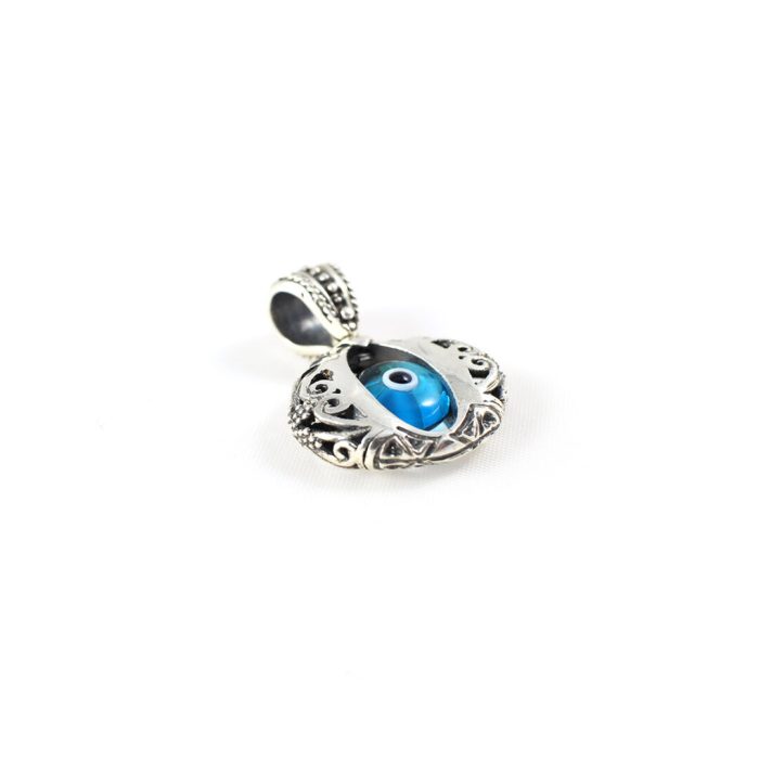 Byzantine Evil Eye Pendant - 925 Sterling Silver Yianni Jewelry - Image 2