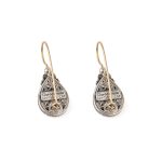 Mediterranean Drop Earrings in 18K Gold and Sterling Silver - Image 2
